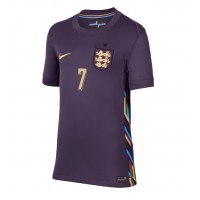 Camiseta Inglaterra Bukayo Saka #7 Visitante Equipación para mujer Eurocopa 2024 manga corta